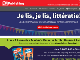 'rkpublishing.com' screenshot