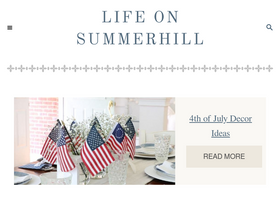'lifeonsummerhill.com' screenshot