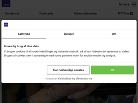 'tvmidtvest.dk' screenshot