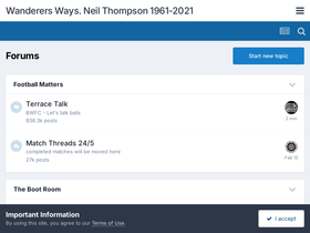 'wanderersways.com' screenshot
