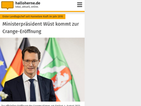 'halloherne.de' screenshot