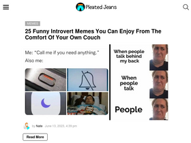 'pleated-jeans.com' screenshot