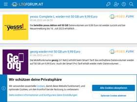 'lteforum.at' screenshot