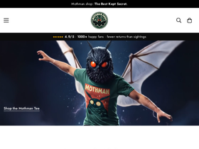 mothman.shop homepage screenshot