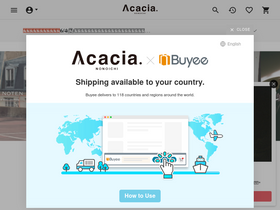 'acacia-style.com' screenshot