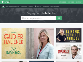 'tikko.dk' screenshot