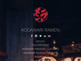 'kodawari-ramen.com' screenshot