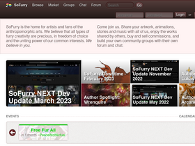 'sofurry.com' screenshot