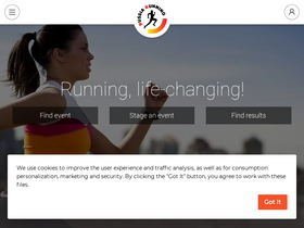 'russiarunning.com' screenshot