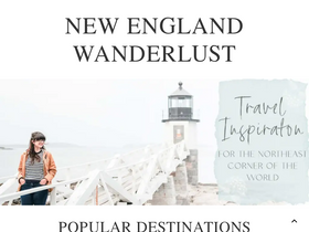 'newenglandwanderlust.com' screenshot