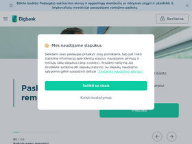 'bigbank.lt' screenshot