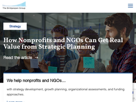 'bridgespan.org' screenshot