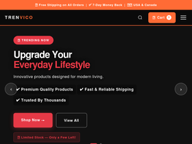 trenvico.com homepage screenshot