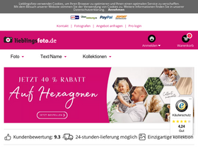 'lieblingsfoto.de' screenshot