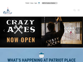 'patriot-place.com' screenshot