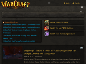 'warcrafttavern.com' screenshot