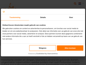 'hollandbovenamsterdam.com' screenshot