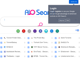 'aiosearch.com' screenshot