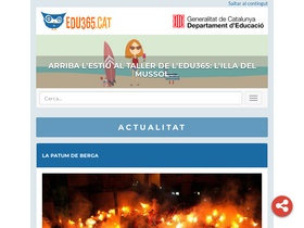 'edu365.cat' screenshot