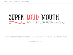 'superloudmouth.com' screenshot