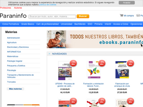 'paraninfo.es' screenshot
