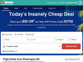 'insanelycheapflights.com' screenshot