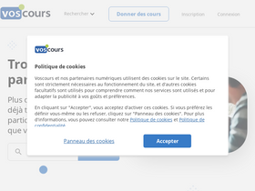 'voscours.fr' screenshot
