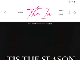shopthein.com homepage screenshot