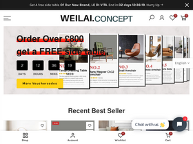 'weilaiconcept.com' screenshot