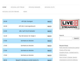 'hesgoal.name' screenshot