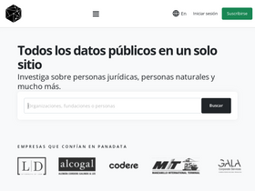 'panadata.net' screenshot