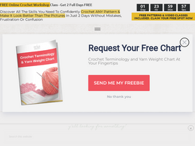 'creamofthecropcrochet.com' screenshot