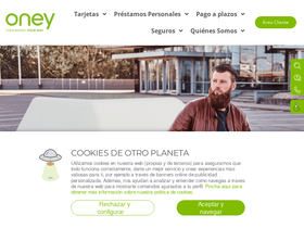 'oney.es' screenshot