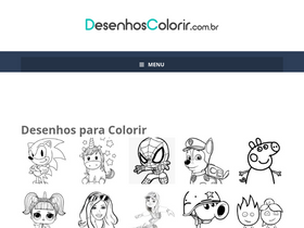 'desenhoscolorir.com.br' screenshot