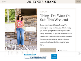 'jolynneshane.com' screenshot