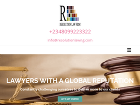'resolutionlawng.com' screenshot