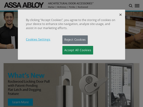 'assaabloydooraccessories.us' screenshot