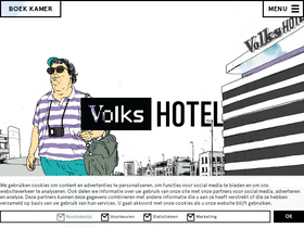 'volkshotel.nl' screenshot