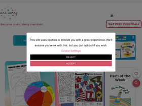 'mrsmerry.com' screenshot