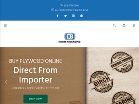 ljbtimberpackaging.store homepage screenshot