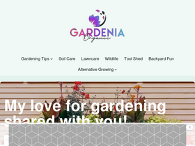 'gardeniaorganic.com' screenshot