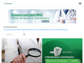 'sinescontabil.com.br' screenshot