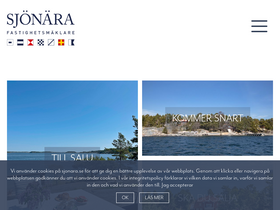 'sjonara.se' screenshot