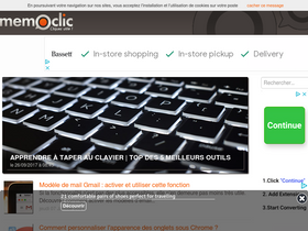 'memoclic.com' screenshot