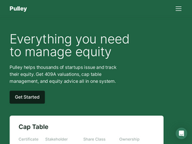 'pulley.com' screenshot