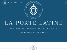 'laportelatine.org' screenshot