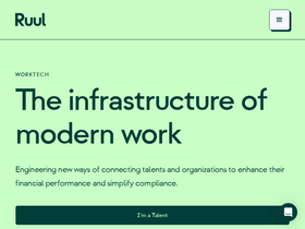 'ruul.io' screenshot