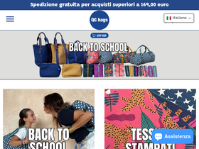 qgbags.com homepage screenshot
