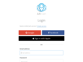 'myhellocash.com' screenshot
