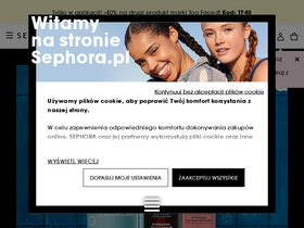 'sephora.pl' screenshot